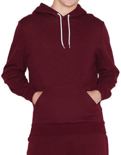 Unisex Mock Twist Pullover Hooded Sweatshirt, American Apparel MT498W // AM498