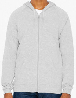 Unisex California Fleece Zip Hooded Sweatshirt, American Apparel 5497W // AM5497