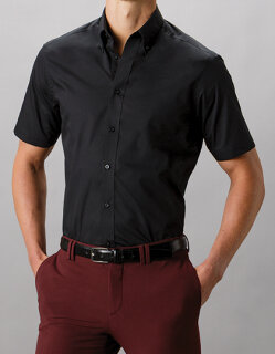 Tailored Fit City Business Shirt Short Sleeve, Kustom Kit KK385 // K385
