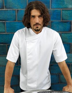 Chef&acute;s Short Sleeve Pull on Tunic, Premier Workwear PR668 // PW668