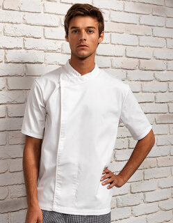 Chef&acute;s Short Sleeve Pull on Tunic, Premier Workwear PR668 // PW668
