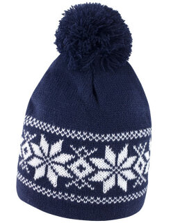 Fair Isle Knitted Hat, Result Winter Essentials R151X // RC151