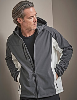 Men&acute;s Hooded Lightweight Performance Softshell Jacket, Tee Jays 9514 // TJ9514N