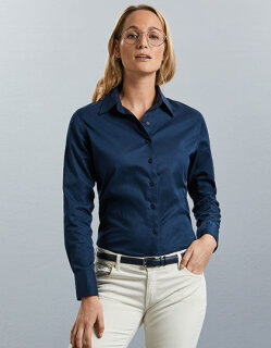 Ladies&acute; Long Sleeve Classic Twill Shirt, Russell Collection R-916F-0 // Z916F