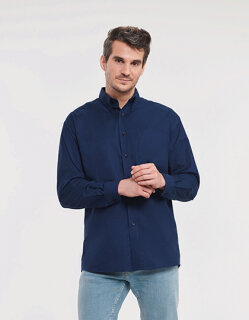 Men&acute;s Long Sleeve Classic Oxford Shirt, Russell Collection R-932M-0 // Z932
